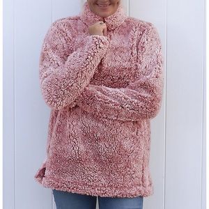 Mirol Sherpa Red Pullover w/pockets